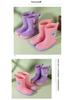 Children's Cartoon Mid-Calf Waterproof Rain Boots - Non-Slip, Thick, and Cute for Boys and Girls