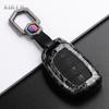Abs Carbon Fiber Style Car Key Case Cover For Hyundai Ix35 I40 I20 I10 Tucson Elantra Creta Sonata Ioniq Accent Creata Keychain