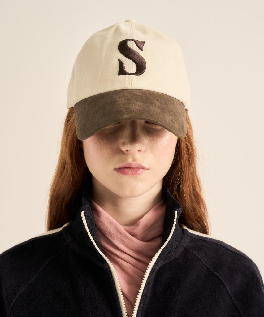 Seteo Vintage Mix Casual Ball Cap Cream Brown