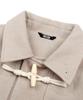 Trillion Unisex Balmacaan Duffle Long Coat (Beige)