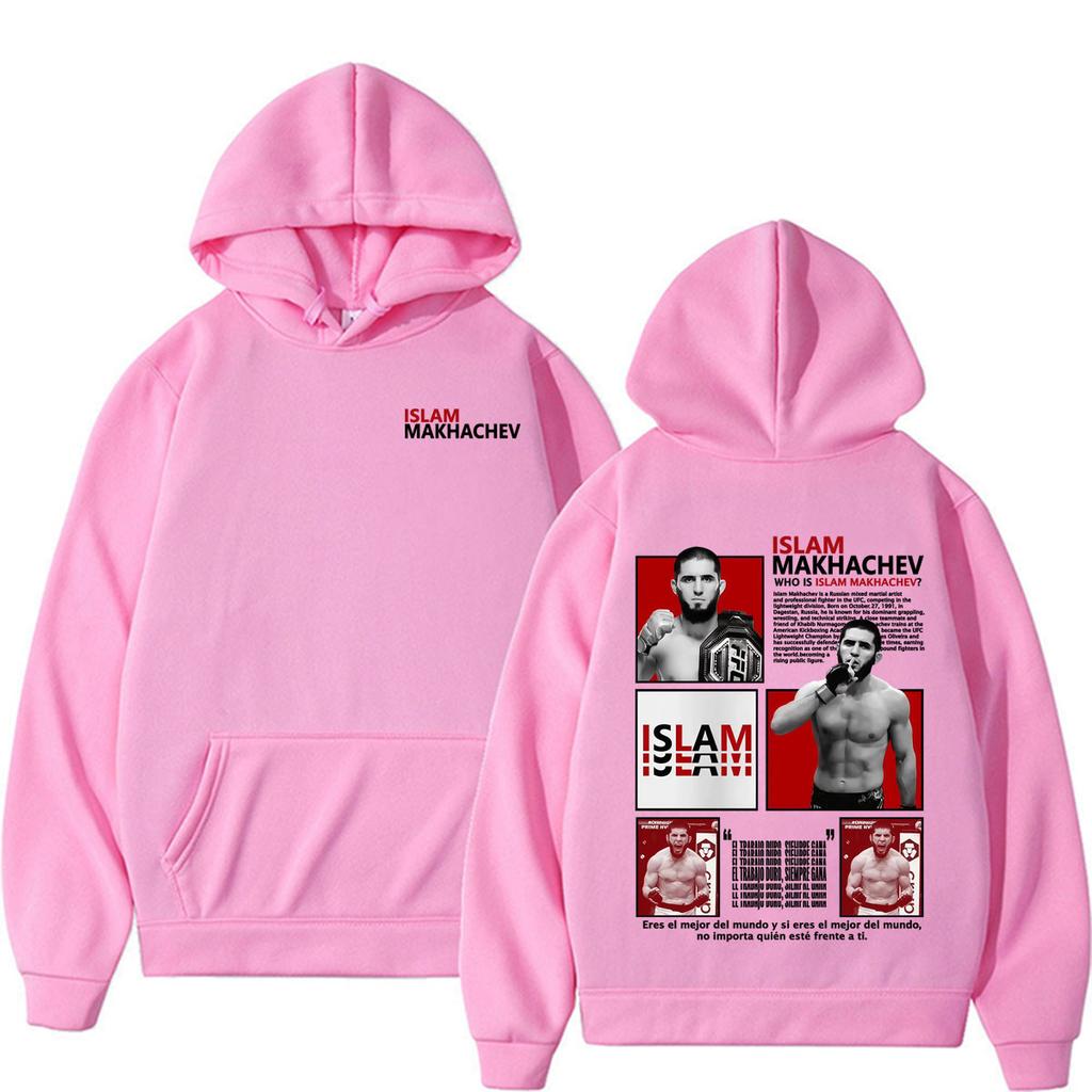 Wie Is Islam Makhachev Vintage Grafische Hoodies Mannen Vrouwen Geweld Esthetiek Sweatshirts Mode Pullovers