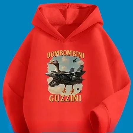 Autumn Winter Brainrot Kids Hoodies Cartoon Pattern Children Sweatshirt Tung Tung Sahur Casual Long Sleeve Tops Youth Clothing