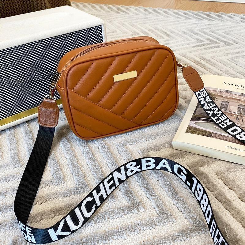 Small Square Bag Women's Shoulder Bag Fashion Oblique Span Bag Small Bag Change Bag