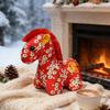 2026 Chinese New Year Horse Mascot Plush Doll Five Gift Soft Stuffed Toy Festival Horse Doll Favor Event Flower Party H7O5