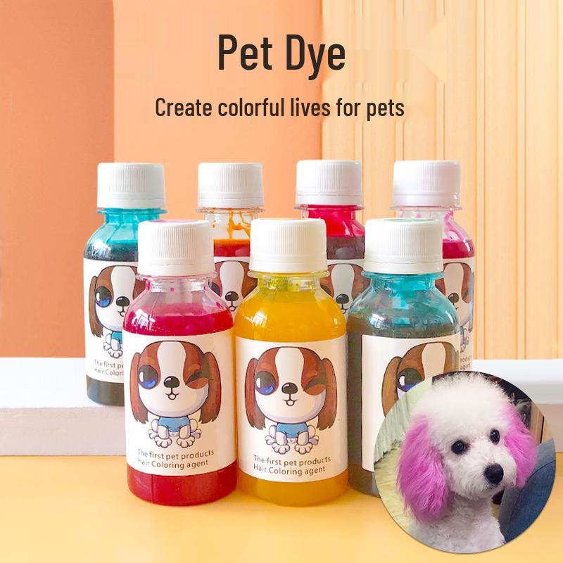 Bichon & Pomeranian White Hair Dye for Pets - Safe and Specialized Formula for Dogs