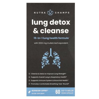 Lung Detox & Cleanse, 60 Easy-to-Swallow Veggie Capsules