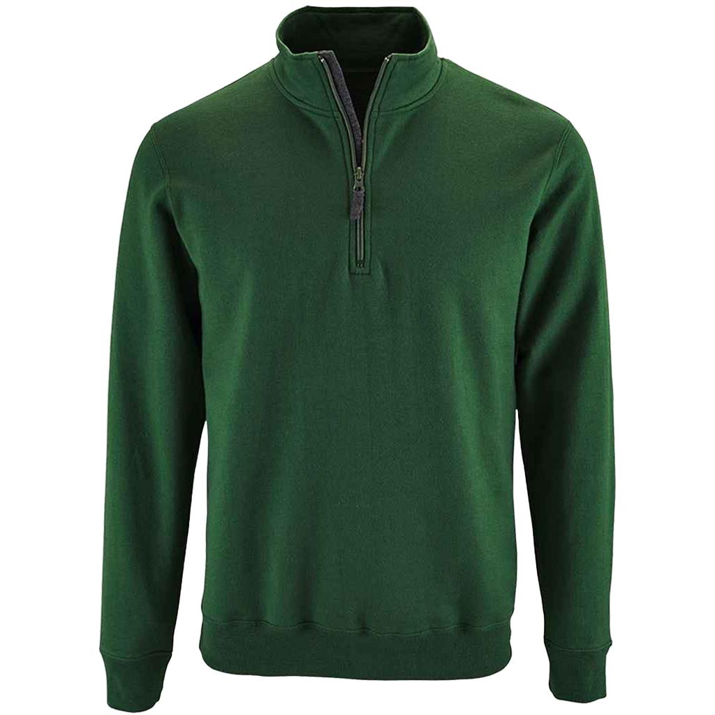 Mens Stan Zip Standing Collar Jumper
