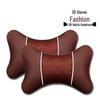 Poduszka podpierająca kark na zagłówek samochodowy, 3D Skóra na wszystkie pory roku