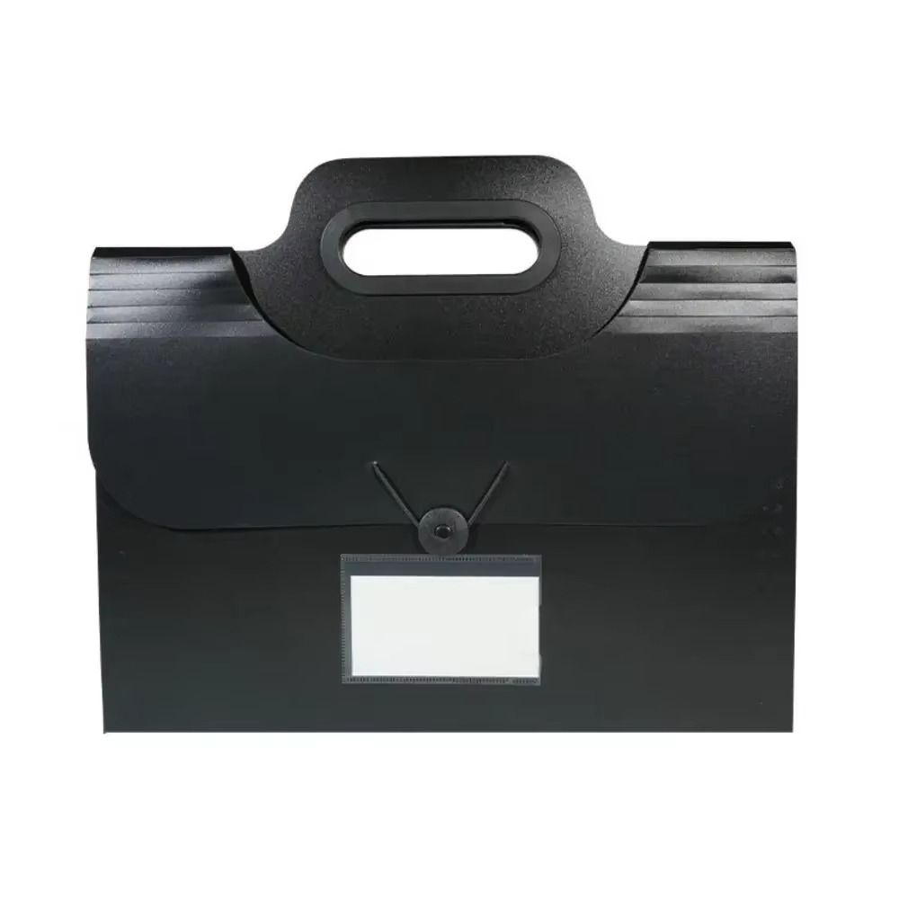 Colorful Inner Accordion File Organizer Buckle Closure A4 Document Bag Expanded File Folders Home
