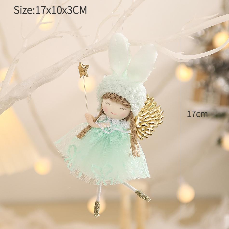 Angel Doll Merry Christmas Ornaments Christmas Decorations for Home Noel Natal Tree Decor Navidad Xmas 2025 New Year 2025 Gifts