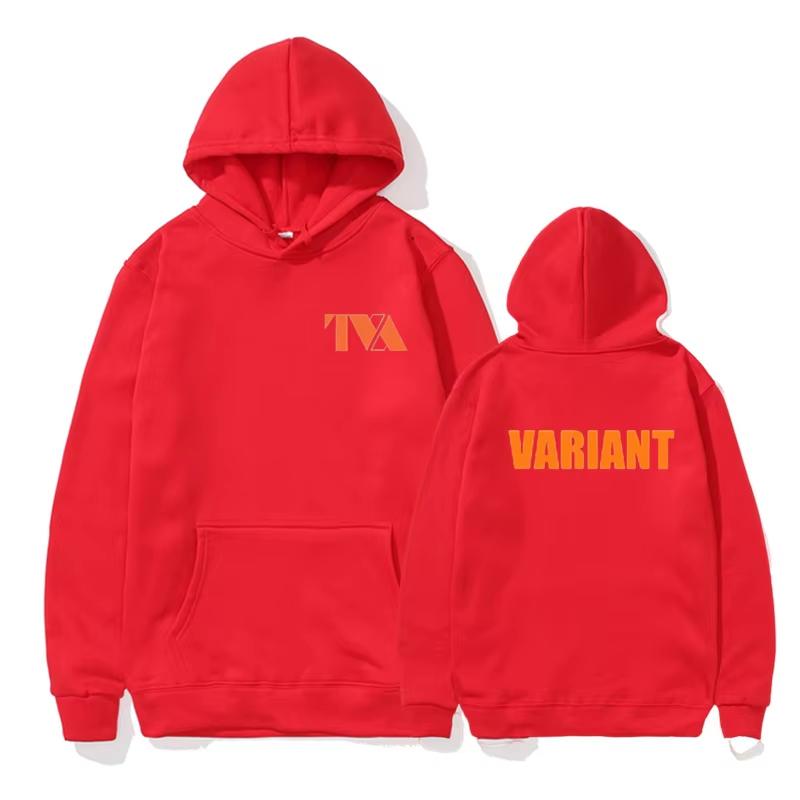 Spring and Autumn Fashion New LOKI TVA Variant Letter Letter Printed Streetwear Unisex Hoodie Unix Warm Casual Sportswear