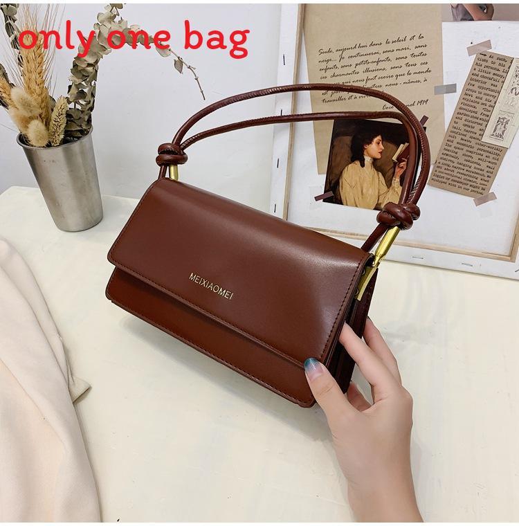 French Fashion Small Shoulder Bag With Chain Strap For Daily Casual Use