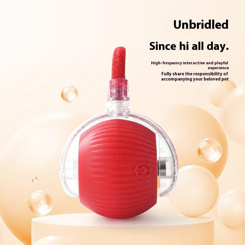 

Новый умный автоматический мячик-дразнилка для кошек, игрушка для питомца, электрический катящийся мяч, мяч для саморазвлечения от скуки, игрушка-дразнилка для ленивой кошки красный