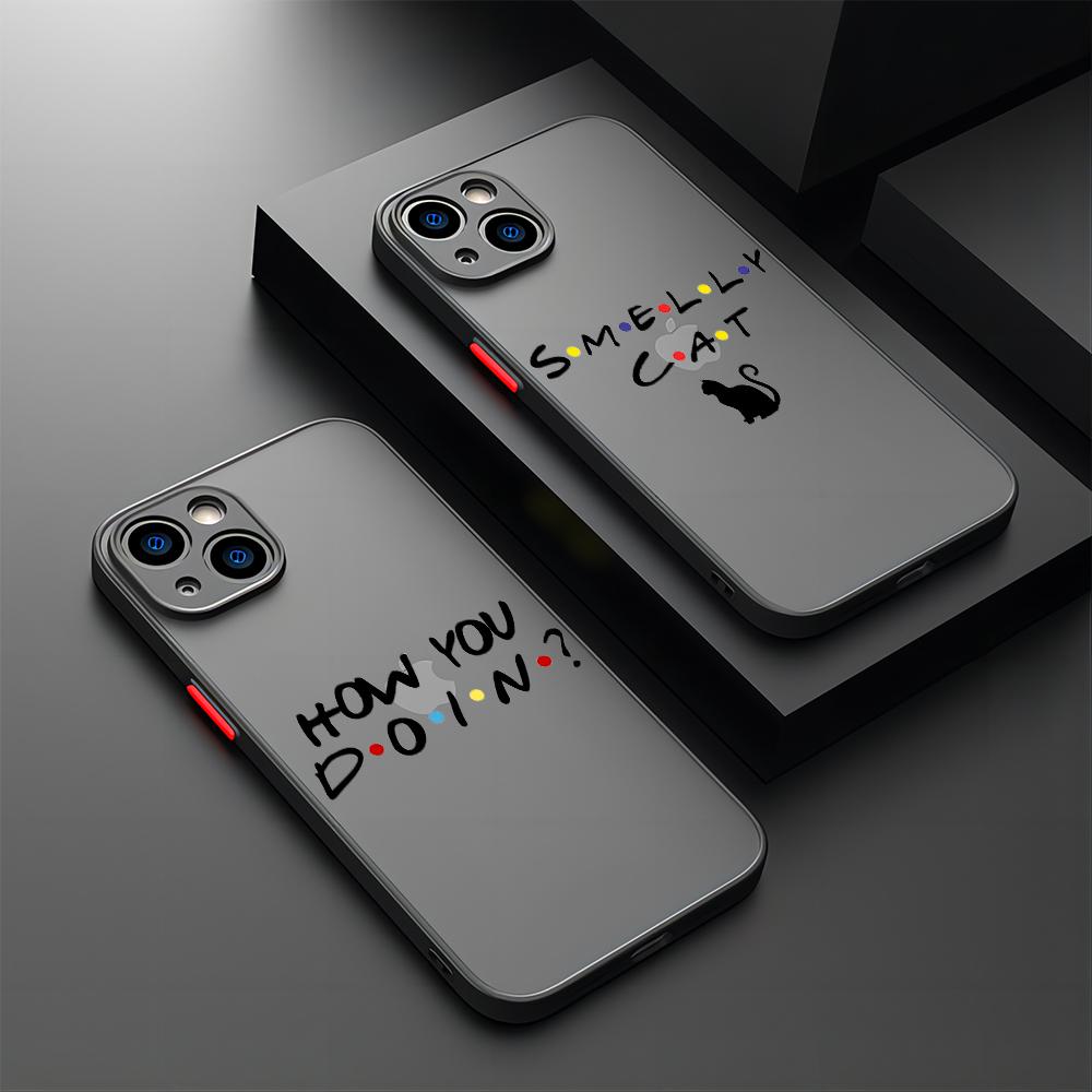 Friends Hot TV Show Phone Case For Xiaomi Redmi Note 14 13 12 12S 11 11S 10 10S 9T 9S 8 7 Pro Plus 4G 5G Matte Clear Back Cover