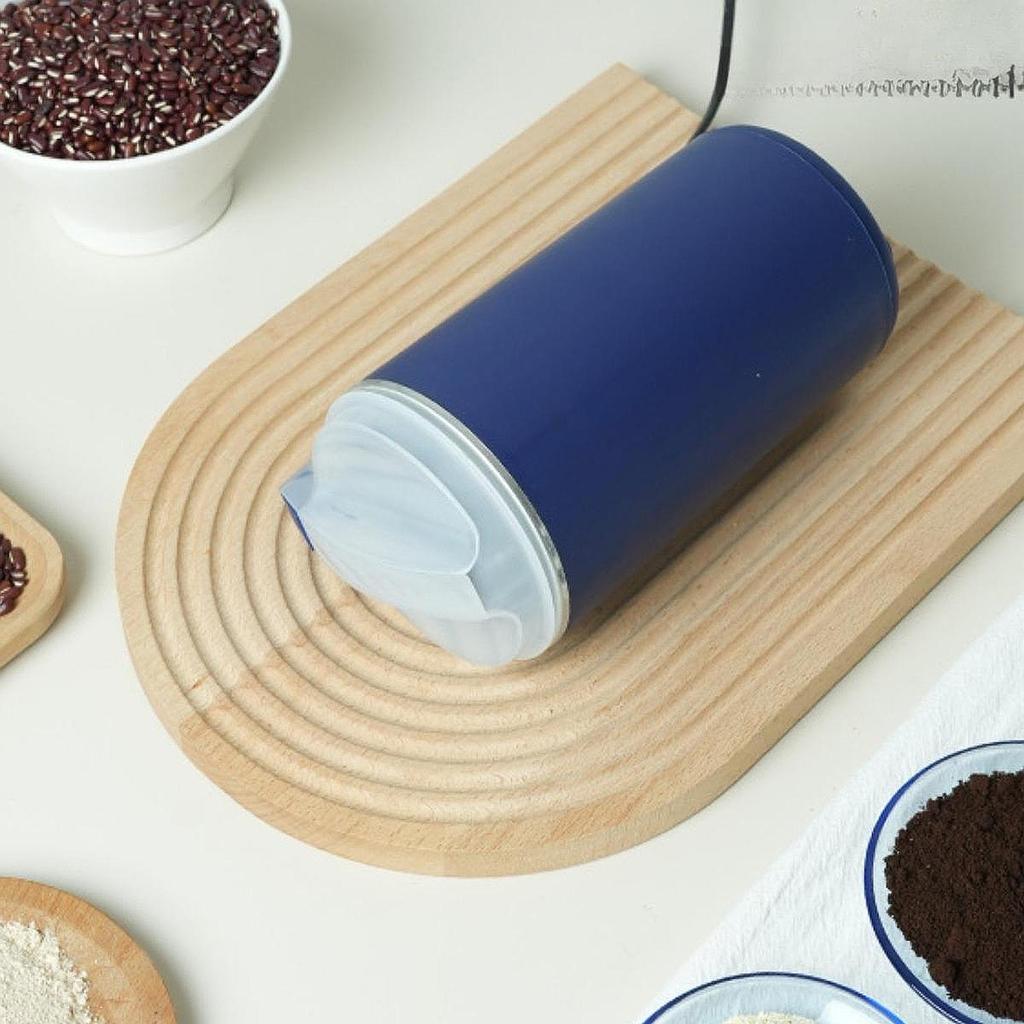 Kaffebønnekvern Håndsveivdesign Gjennomsiktig deksel Mini Enkel å bruke Elektrisk kvernmaskin for Kontor Kjøkken Husholdning Kafeer Bønne