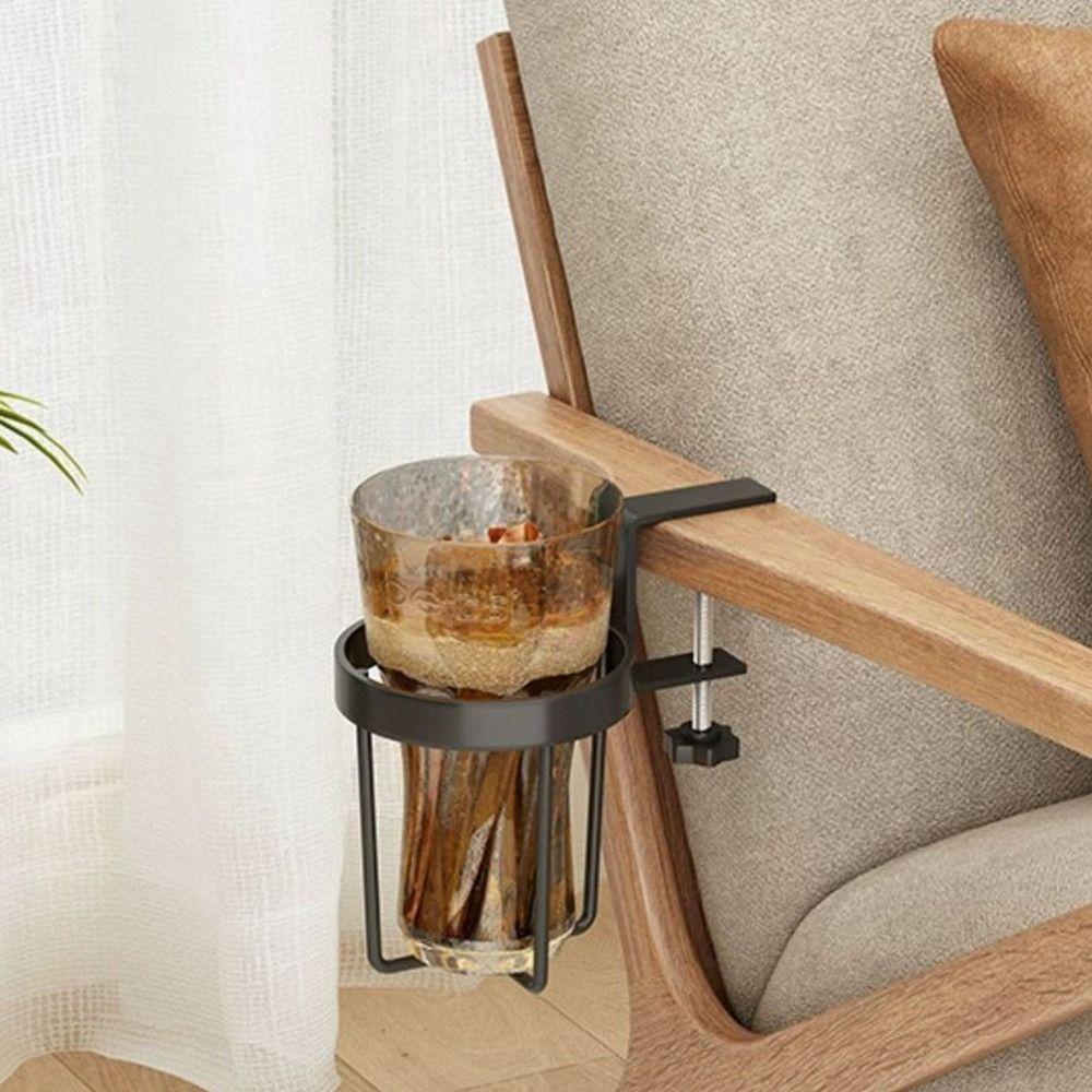 Punch-free Desk Cup Holder Anti Spill Table Fixed Storage Rack New Cup Storage Rack  Desk