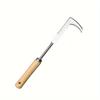 1pc Durable Stainless Steel Manual Weeder Tool with Gears - Perfect for Efficient Road Maintenance & Weeding, 30.0cm Handle, Ideal for Cracks