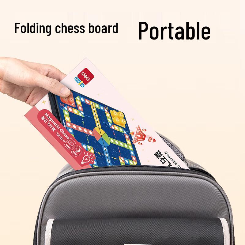 Deli Magnetic Ludo Game for Kids