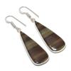 Natural Picasso Jasper Gemstone Handmade 925 Sterling Silver Earring 2.13" AE-11571