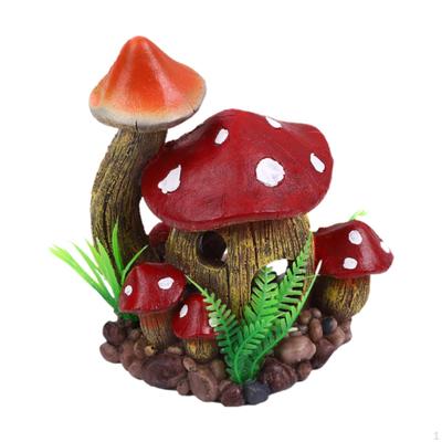 Aquarium House, Hideout,Resin,Accessories,Spawning Cottage Ornament Tank Decoration for Betta Play