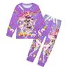 Children's Fashion Suit Skirt Round Neck Long Sleeve Top Pants