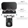 Rear Camera Holder Rear Camera Holder, Rear Window Bracket for Most Rear Camera Dash Cam Car Rear View Camera Bracket Dash Mirr