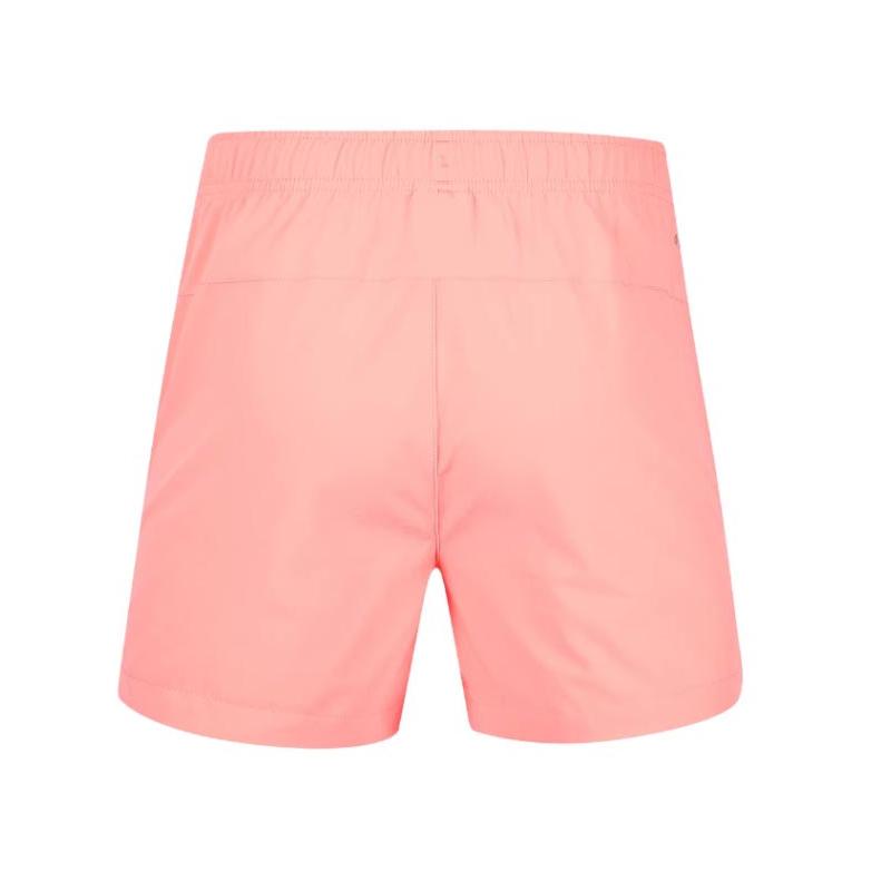 Li-Ning Quick-Drying Lightweight Training Sports Five-Point Casual Shorts Women Shorts Fluorescent-Light-Orange AAPT058-2-91