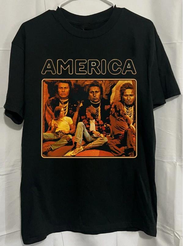 Rare America Band Cotton Tee Gift For Fan S to 5XL T-shirt XL