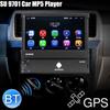 9701 7-palcový kapacitný teleskopický displej Android systém GPS navigácia do auta Inteligentné Bluetooth rádio MP5 prehrávač do auta