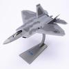 Aircraft Model 1: 72 F22 Stealth Fighter Alloy Model American F22 Raptor Simulation Finished Military Model Pendulum Gift