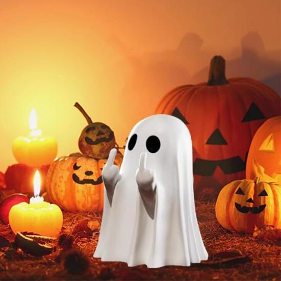 Spøkelsespynt Skummelt Langfinger Spøkelsesdekorasjon Halloween-statue Skrekk Festlig Atmosfære Figur