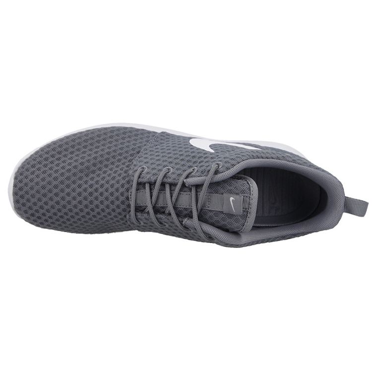 Nike Roshe Run Breeze Kjølig Grå Herre Sneakers Hvit 718552-010