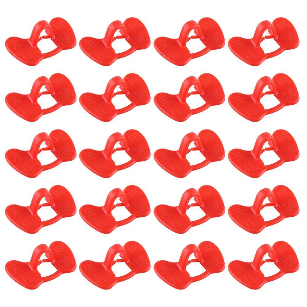 20pcs No Pin Bolt Anti-Pecking Goggles Non-Tethered Style Poultry Spectacles  Poultry Use