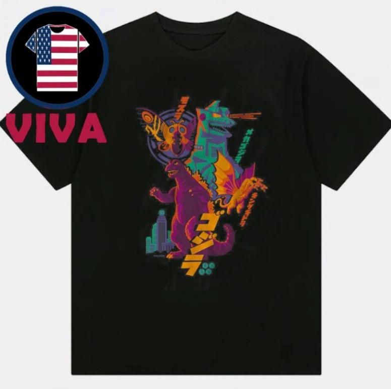Alamo Drafthouse x Godzilla In Color Unisex TShirt Unisex T-Shirt XXL