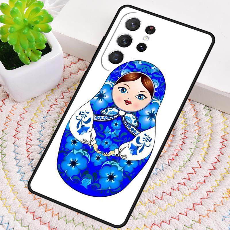 Russian Nesting Doll TPU Phone Case For Samsung Galaxy note 10 pro S26 S25 S24 S23 S22 Ultra Plus S21 FE S20 Shockproof Cover