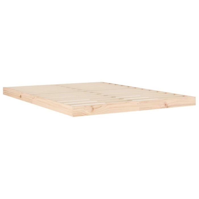 823464 vidaXL Cadre de lit 140x190 cm Bois de pin massif