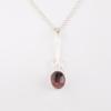 Black Rhodonite Gemstone 925 Sterling Silver Jewelry Handcrafted Pendant 1.79" PP-60-38