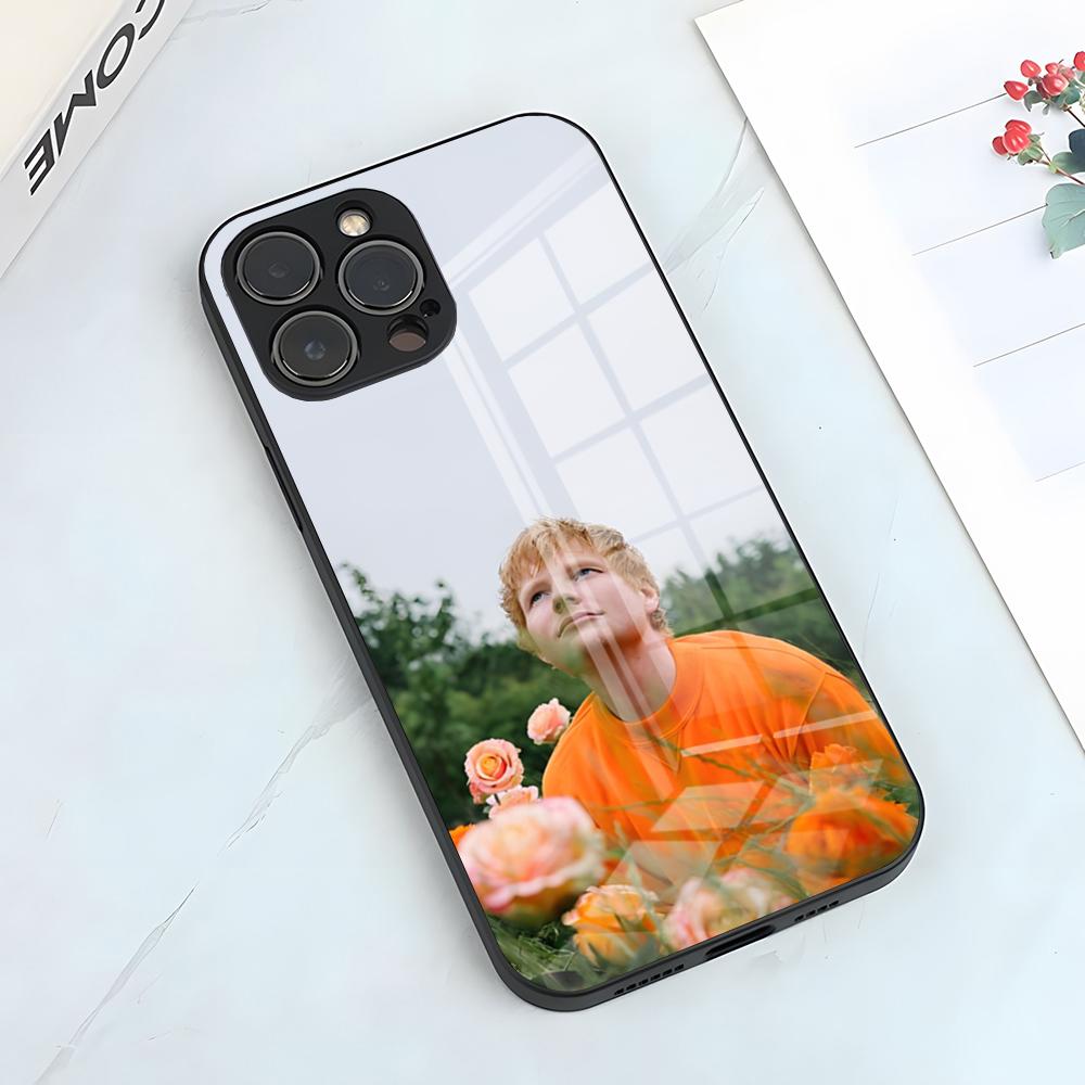 Singer Ed Sheeran Phone Case For IPhone 17 Pro Max 15 Pro 16 14 Plus 12 13 Mini 11 Pro Shockproof Glass Cover