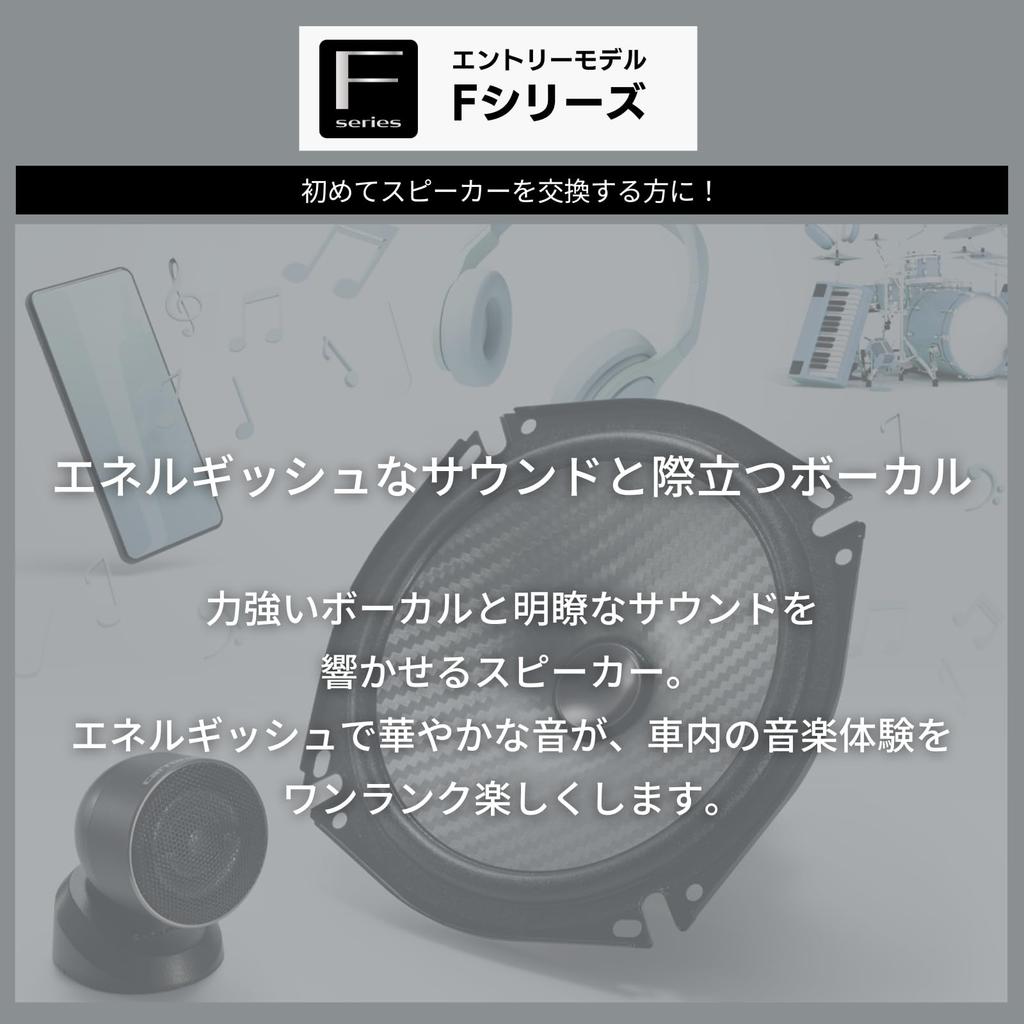 Pioneer 10cm Separate Carrozzeria TS-F1050S Custom-Fit 2-Way Speakers, High-Resolution Compatible,