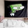 Invader-Zim Print Tapestry, Backdrop, Easy Setup, Ideal for Bedroom, Office & Living Room, with Aesthetic Wall Hanging Decor.