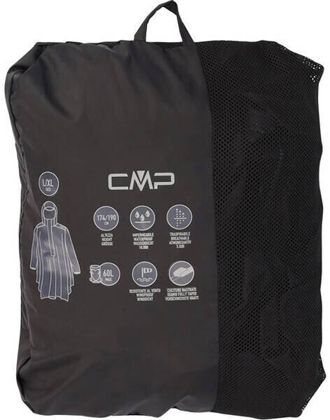 CMP Пончо FIX Hood schwarz U901