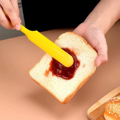 1Pc Long Silicone Spatula Silicone Spatula Heat Resistant Cake Cream Butter Spatulas Non-Stick Flexible Baking Cooking Tools