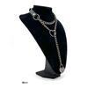 Punk Leather Choker Necklace with Heart Chain Heart Lock Key Gothic Adjustable Collar Neck Jewelry for Women Girls