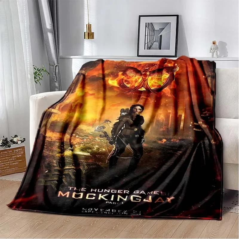 Warm Soft Flannel Throw Blanket for Bedroom Sofa Bed Travel Picnic Perfect Birthday Gift Inspired by The Hunger Games