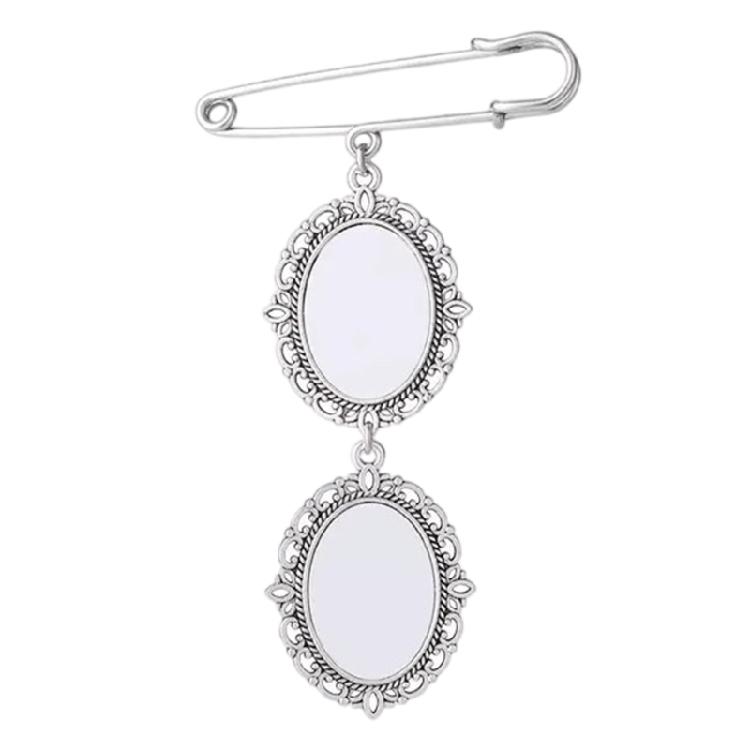 Classical Photo Holder Brooch Suitable for Clothing Suit Shirt Scarf Hat Bags