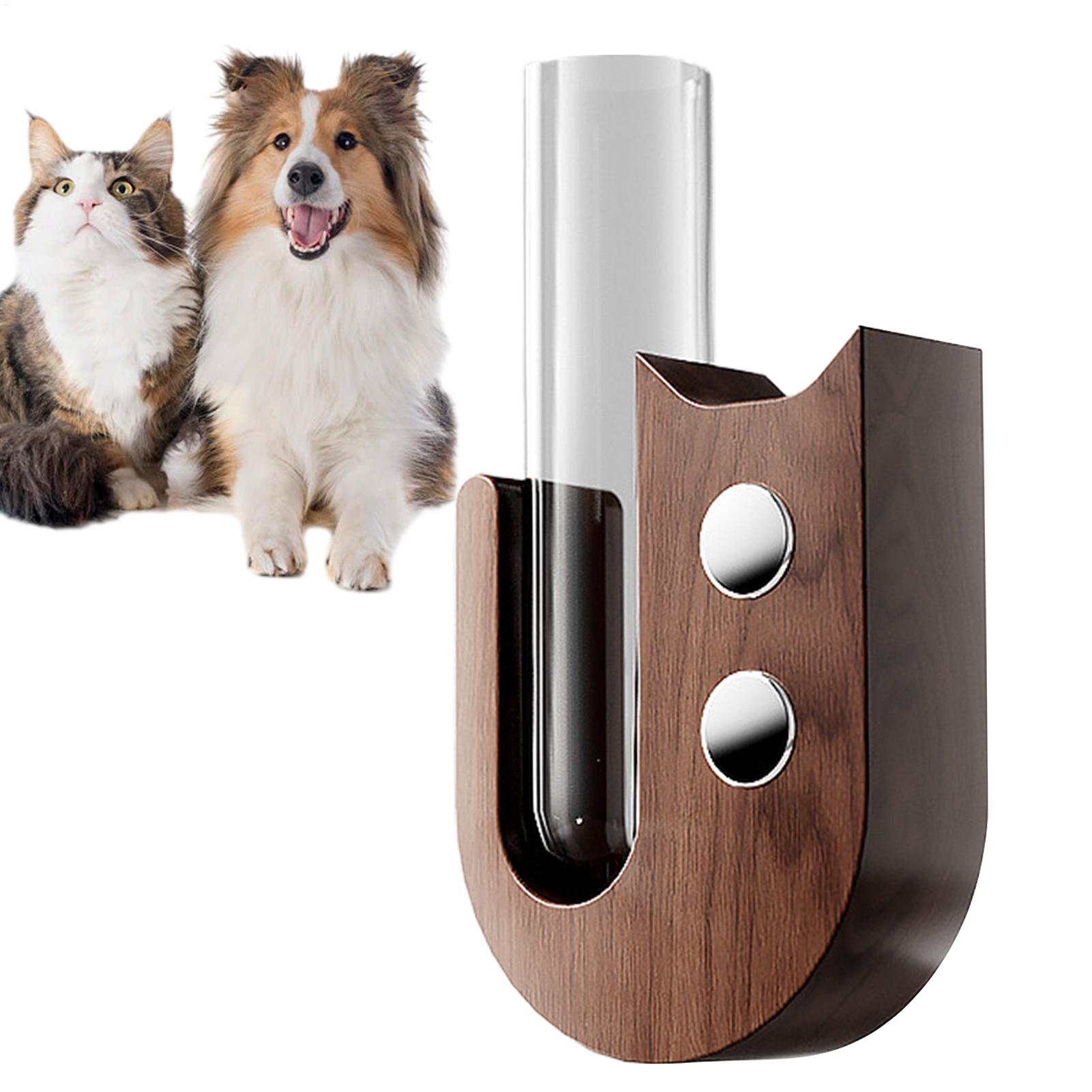 1pc NEW Tiny Vase For Cat Whisker Glass Cat Whisker Collector & Decorative Vase Clear Glass Cat Whisker Vase Refrigerator Magnet