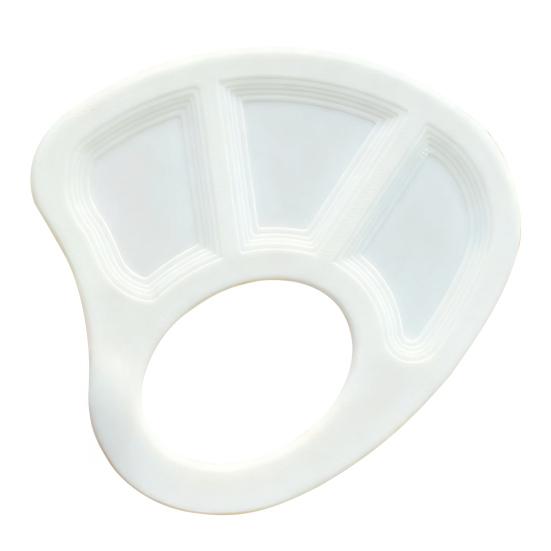 Handheld Color Palette Plastic Makeup Painting Palette Tray Portable Color Mixing Tray for Watercolor