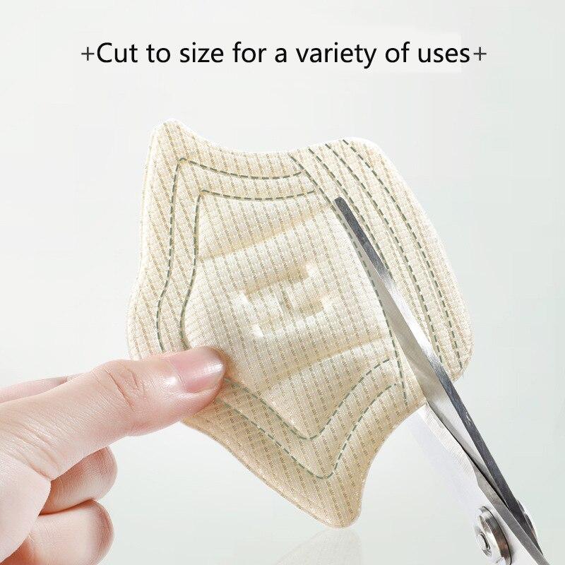 1pair Insoles Heel Pads Lightweight For Sport Shoes Adjustable Size Back Sticker Thicker Antiwear Feet Pad Cushion Foot Care
