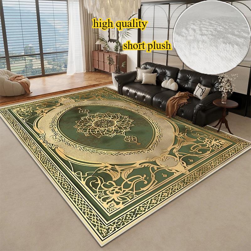 Zlatý Mramor Velké Obývací Pokojové Koberce Luxusní Dekorace Domov Ložnice Nadýchaný Plyšový Koberec 200x300cm Kancelářská Plocha Protiskluzové Měkké Podložky