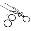 Collana Pendente Linea Geometrica Minimalista con Design Svuotato
